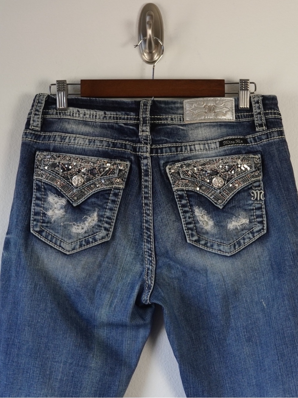 Miss Me Embellished Skinny Jeans Size 29